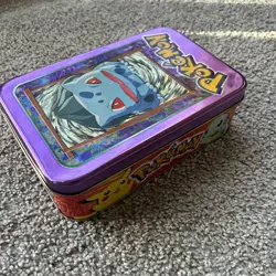 Topps TV Animation Nintendo Edition Pokemon 1999 Bulbasaur Collectible Card Tin - Image 3