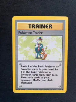 Pokemon Trader 77/102 Non-Holo Base Set Very Light Play Pokemon Card VLP - Image 1