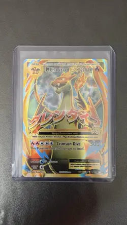 Pokemon M Charizard EX Full Art Holo Mega Evolution XY 101/108 Card - Image 1