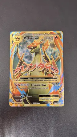 Pokemon M Charizard EX Full Art Holo Mega Evolution XY 101/108 Card - Image 3