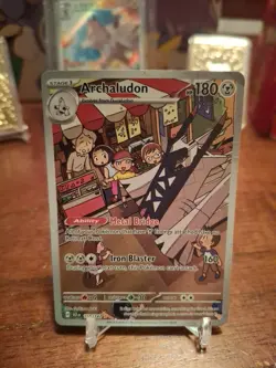 Pokemon TCG Archaludon Card 155/142 Stellar Crown Illustration Rare Light Play - Image 1