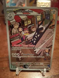 Pokemon TCG Archaludon Card 155/142 Stellar Crown Illustration Rare Light Play - Image 5