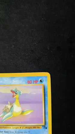 Pokemon TCG Lapras 1st Edition Fossil Set 25/62 Regular 1999 WOTC Card - Image 5