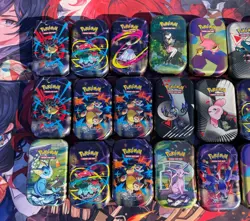 Lot Of 33 Pokemon Prismatic Evolution 151, me, Opened Mini Tins Empty No cards - Image 2