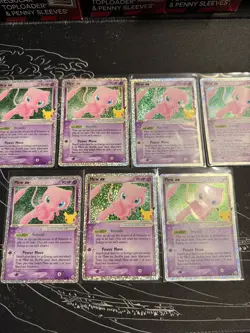 Mew ex 25th Anniversary Celebrations Collection Pokemon Card 88/110 NM. 7 total. - Image 2