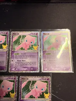 Mew ex 25th Anniversary Celebrations Collection Pokemon Card 88/110 NM. 7 total. - Image 4