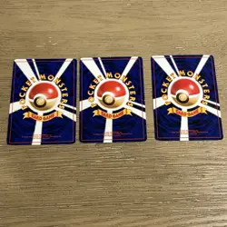 (3) - 1996 Original Japanese Pokemon Base Set Basic ENERGY Cards Pocket Monsters - Image 5