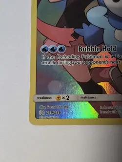 Piplup - 239/236 - Pokemon Cosmic Eclipse Sun & Moon Secret Rare Card NM - Image 3