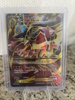 Pokemon TCG M Lucario EX 55a/111 Furious Fists Holo Full Art Ultra Rare Card - Image 1