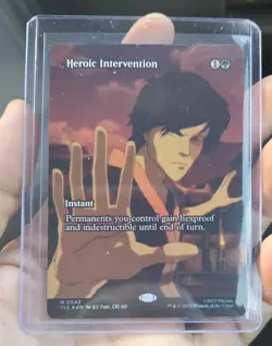 Foil Heroic Intervention Borderless (0043) NM/M- MTG Avatar TLE - Image 2