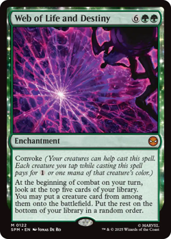 MTG Web of Life and Destiny, NM-Mint, English Marvel's Spider-Man - Image 1