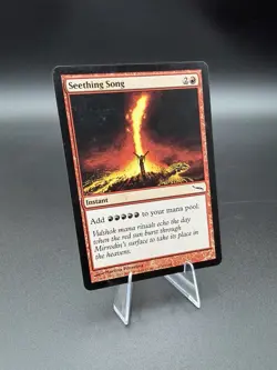 MTG; Seething Song; 104; Mirrodin; LP+ - Image 1