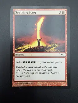 MTG; Seething Song; 104; Mirrodin; LP+ - Image 2