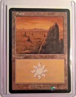 MTG Magic the Gathering Arena Promo Plains Mint - Image 1