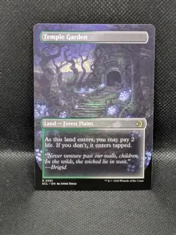 Temple Garden - 351 - R - Borderless - Lorwyn Eclipsed - Magic the Gathering - Image 2