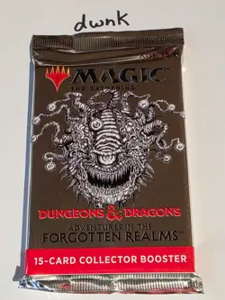MtG Adventures in the Forgotten Realms (AFR) Collector Booster Pack x1 MTG MAGIC - Image 1