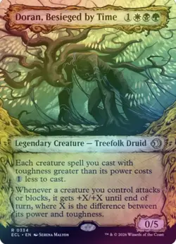 Doran, Besieged by Time (Showcase) 334 Lorwyn Eclipsed FOIL - Image 2