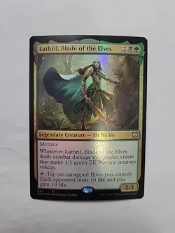 MTG - Lathril, Blade of the Elves Commander: Kaldheim Foil M#1 - Image 1