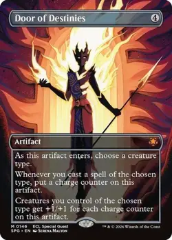Door of Destinies (Borderless) Mythic MTG Special Guest Lorwyn Eclipsed 0146 - Image 1