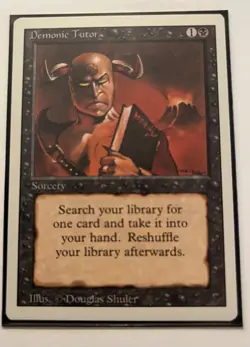 Demonic Tutor Revised Edition Regular - Image 1