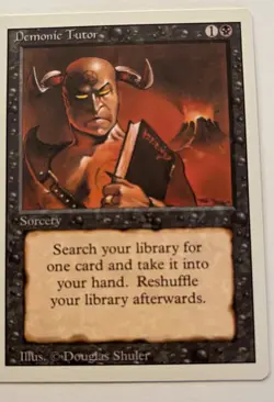 Demonic Tutor Revised Edition Regular - Image 3