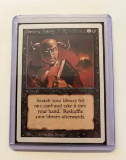 Demonic Tutor Revised Edition Regular - Image 5