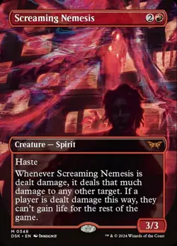 1x Screaming Nemesis - Borderless Light Play MTG Magic - Kid Icarus - - Image 1