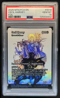 2025 Magic MTG Final Fantasy Cecil Harvey Foil #0018 PSA 10 GEM MINT - Image 1
