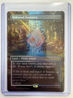 Hallowed Fountain (Borderless) Lorwyn Eclipsed - FOIL 0347 - Image 1