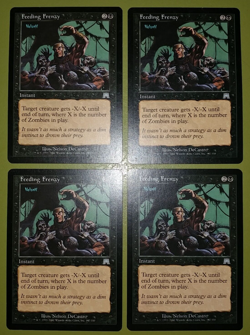 Feeding Frenzy x4 Onslaught 4x Playset Magic the Gathering MTG - Image 1