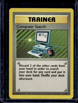 1999 Pokemon Unlimited Computer Search Rare #71/102 - Image 1