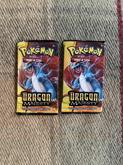 Pokemon Dragon Majesty Pack Lot Of 2. Factory Sealed - Image 1
