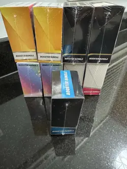 POKEMON TCG BOOSTER BUNDLE X9 LOT BLACK BOLT WHITE FLARE MEGA SURGING NEW SEALED - Image 2