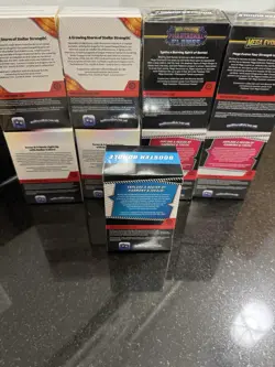 POKEMON TCG BOOSTER BUNDLE X9 LOT BLACK BOLT WHITE FLARE MEGA SURGING NEW SEALED - Image 3