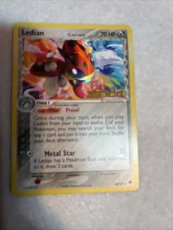 Ledian Dragon Frontiers EX Series POKEMON Reverse Holo Foil Stamped 2006 #18 - Image 1