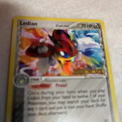 Ledian Dragon Frontiers EX Series POKEMON Reverse Holo Foil Stamped 2006 #18 - Image 4