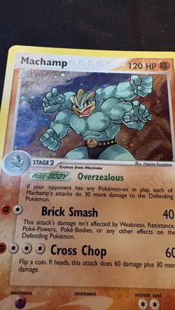 Machamp 9/101 Hidden Legends Reverse Holo Rare Pokemon 2004 NM (Mach-001) - Image 4