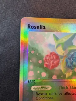 Pokemon TCG Roselia EX Dragon Holo Rare Card 9/97 Reverse Holo -Card#PL003 - Image 5