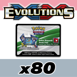 x80 Pokemon TCG Live XY Evolutions Code Cards [FAST DIGITAL DELIVERY] - Image 1
