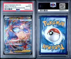 2025 Pokemon MEG Mega Latias ex 181/132 Special Illustration Rare PSA 10 - Image 1