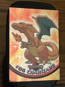 FOIL!!! 1999 CHARIZARD #6 TOPPS POKEMON TV FOIL EX VINTAGE CHARIZARD - Image 5