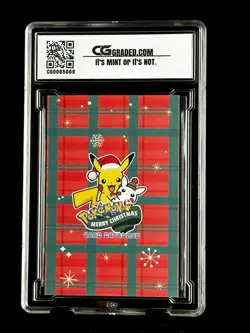 2024 Pokemon CG 10 Pristine GENGAR Christmas Data TCG XMAS Holiday CGC PSA 3 - Image 2