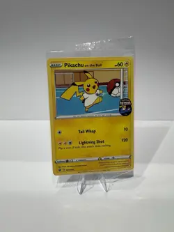 Pikachu on the Ball 001/005 Pokemon Futsal Promo Card - SEALED - UK Exclusive - Image 1