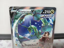 Pokemon TCG Rayquaza V 194/203 Evolving Skies Rare Sword & Shield Alt Art Holo - Image 2