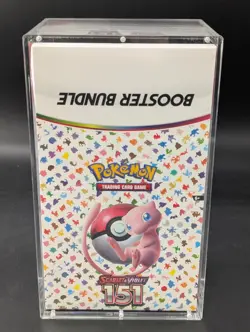 Pokemon 151 SV3.5 Booster Bundle Display Factory Sealed Case W/Acrylic Case - Image 1
