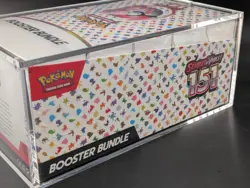 Pokemon 151 SV3.5 Booster Bundle Display Factory Sealed Case W/Acrylic Case - Image 4