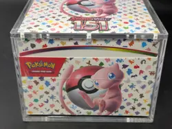Pokemon 151 SV3.5 Booster Bundle Display Factory Sealed Case W/Acrylic Case - Image 5