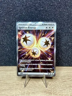 Ignition Energy (124/094) ~ Mint/NM Phantasmal Flames 2025 Full Art Pokemon TCG - Image 1