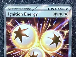 Ignition Energy (124/094) ~ Mint/NM Phantasmal Flames 2025 Full Art Pokemon TCG - Image 2