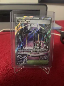 Battle Cage 116/094 Full Art Pokemon TCG Me02: Phantasmal Flames Holo - Image 1
